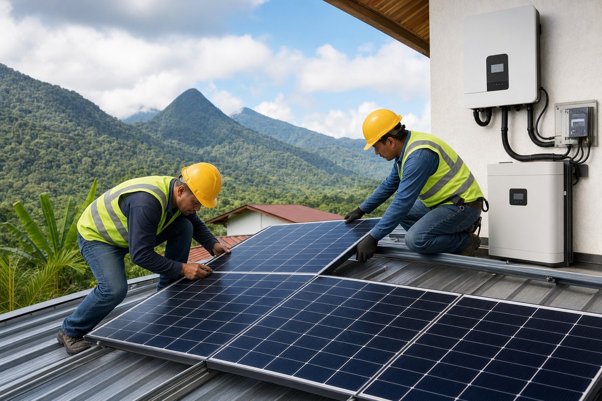 Instalación profesional de sistemas solares fotovoltaicos ZION