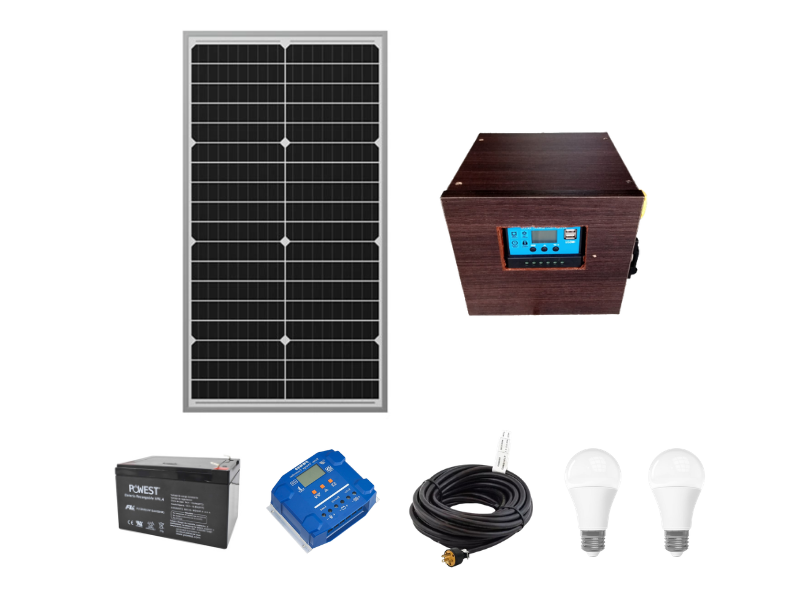 Kit solar de 60Wh